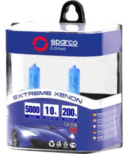 Lampadine sparco h7 12v 55w blue xenon